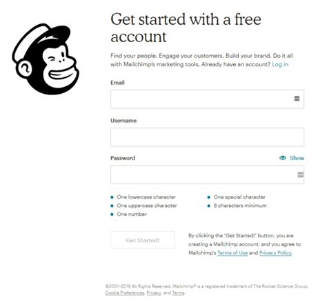 mailchimp|chimpmail sign in.